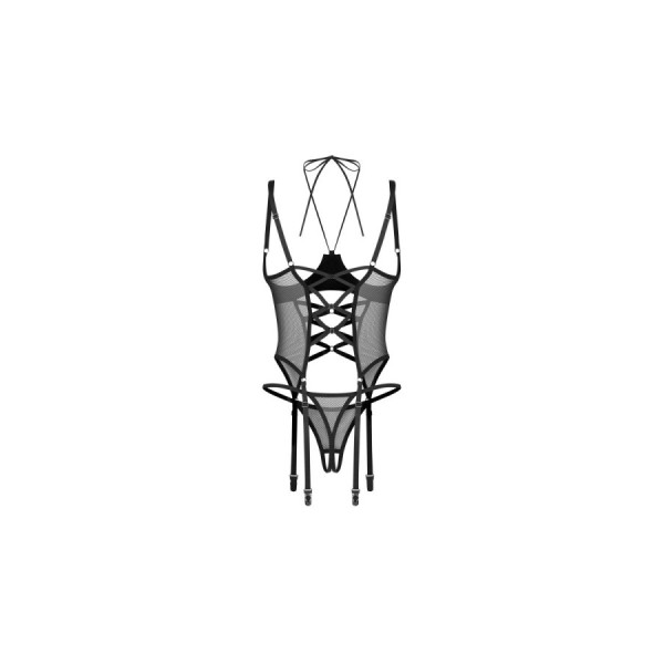 Dominna corset et string ouverts